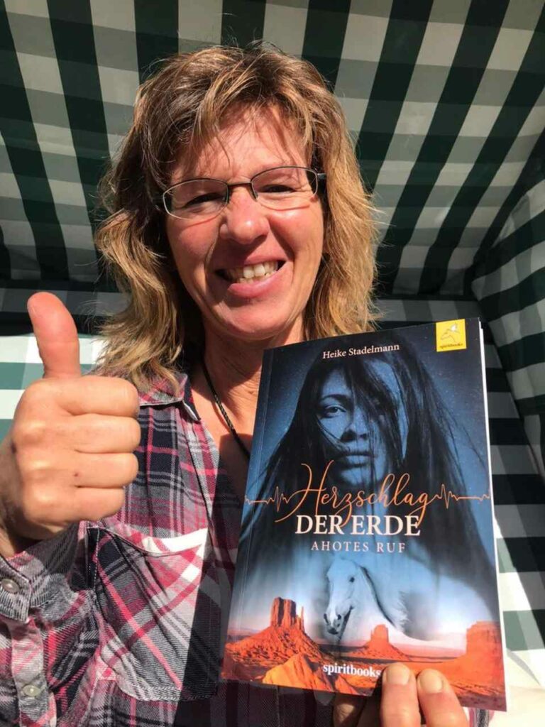 Autorin Heike Stadelmann hat ihr eigenes Buch geschrieben